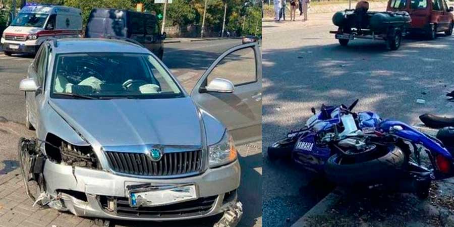 Мотоцикліст загинув у аварії на вулиці Мендєлєєва