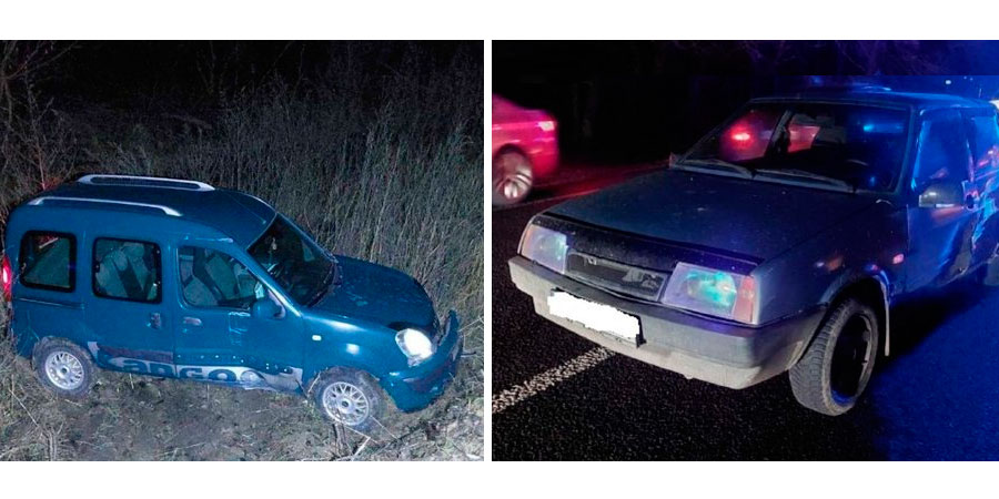 Аварія між ВАЗ та Рено за дамбою поблизу Черкас