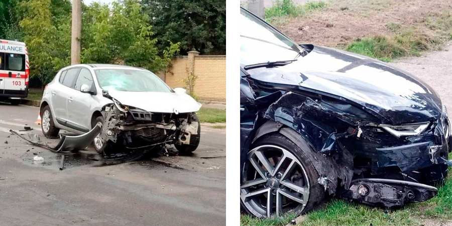 ДТП на перехресті вулиць Чорновола та Лупиноса у Черкасах