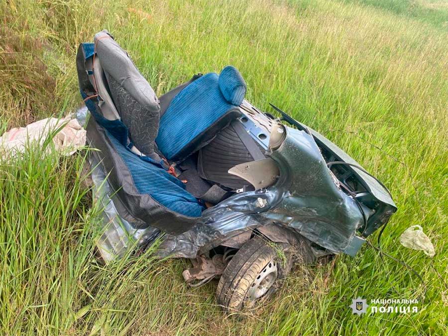 Задня частина Daewoo Lanos після ДТП