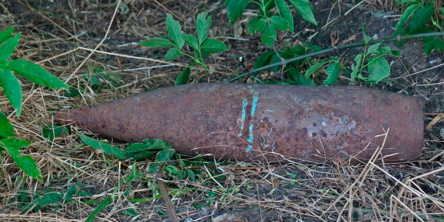 Артилерійський снаряд часів Другої світової війни