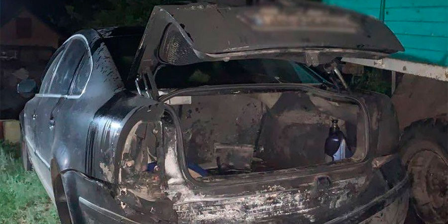 Volkswagen Passat після пожежі