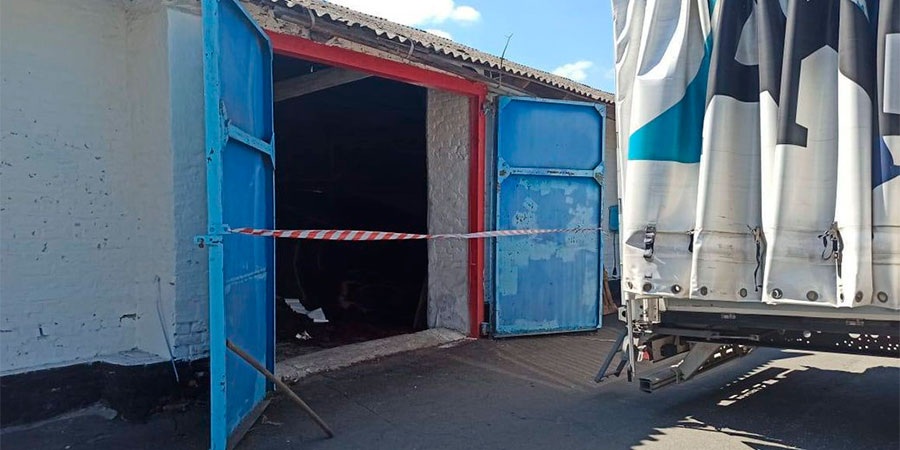 Місце злочину у Тальному