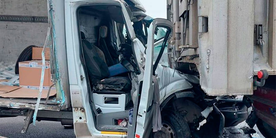Аварія між DAF та Mercedes Sprinter