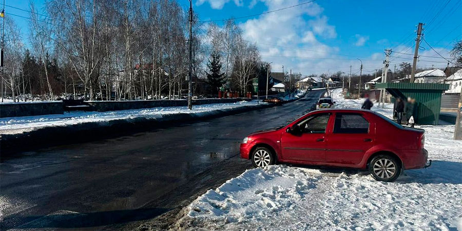 Місце ДТП у Тальному