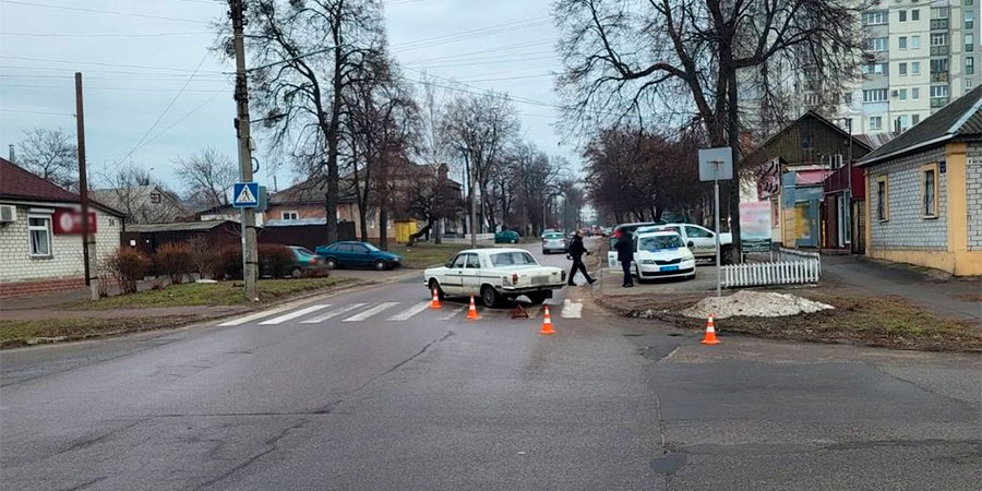 Місце ДТП на перехресті вул. Пастерівської із Гоголя