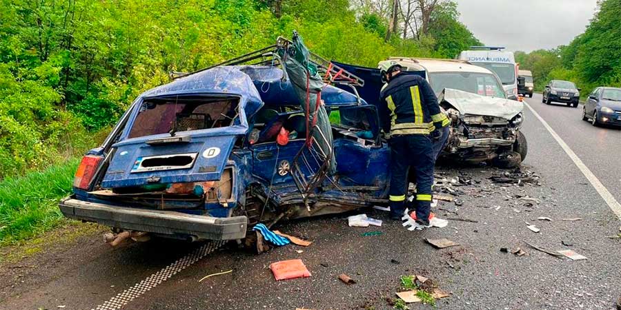 ДТП біля села Паланка між автомобілями ВАЗ та Fiat