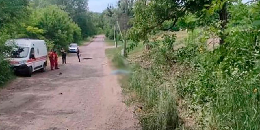 Місце смертельної ДТП у селі Плескачівка