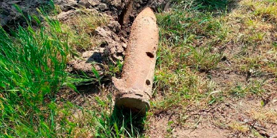 Знайдений у Черкасах снаряд часів Другої світової війни