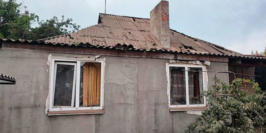 Пошкоджений будинок