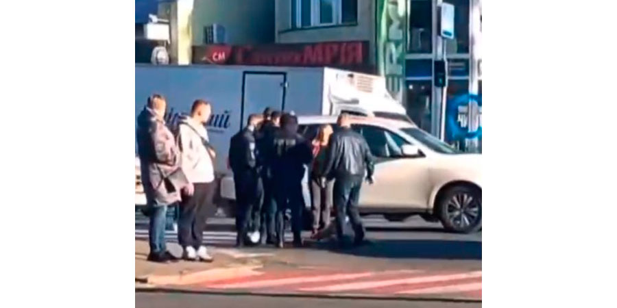 Місце ДТП у Черкасах
