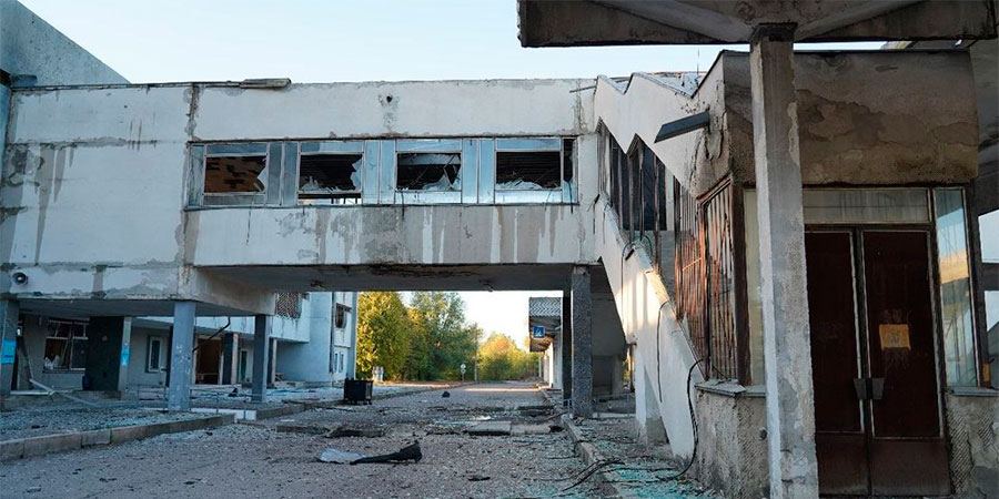 Руйнування на автовокзалі у Черкасах