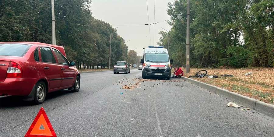 У аварії у Черкасах загинув велосипедист