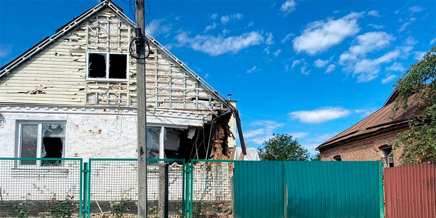 Зруйнований будинок у Звенигородському районі