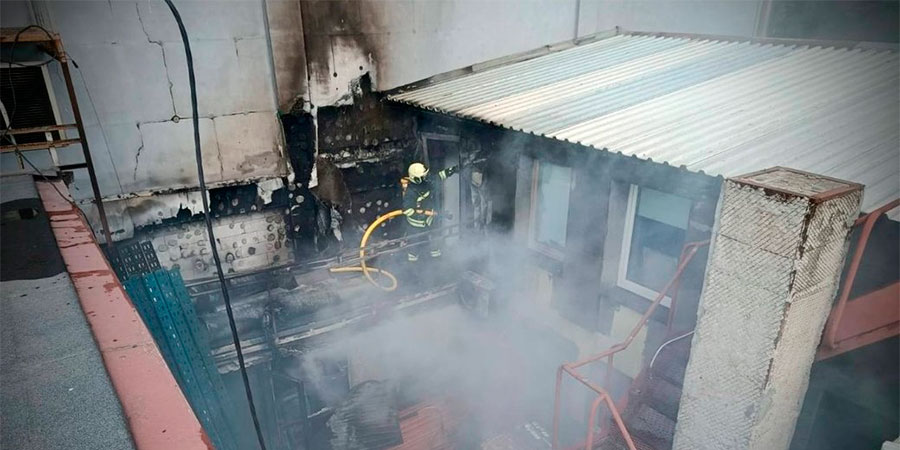 Пожежа у підвалі на вулиці Надпільній у Черкасах