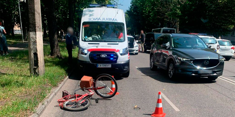 Велосипед після смертельної ДТП