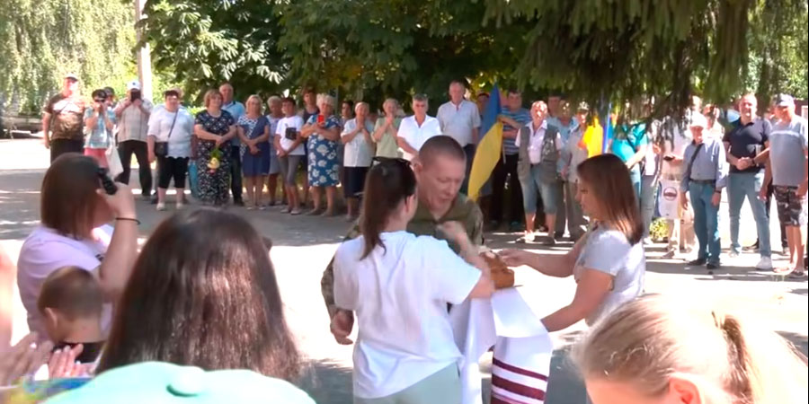Зустріли Михайла Чеботарьова