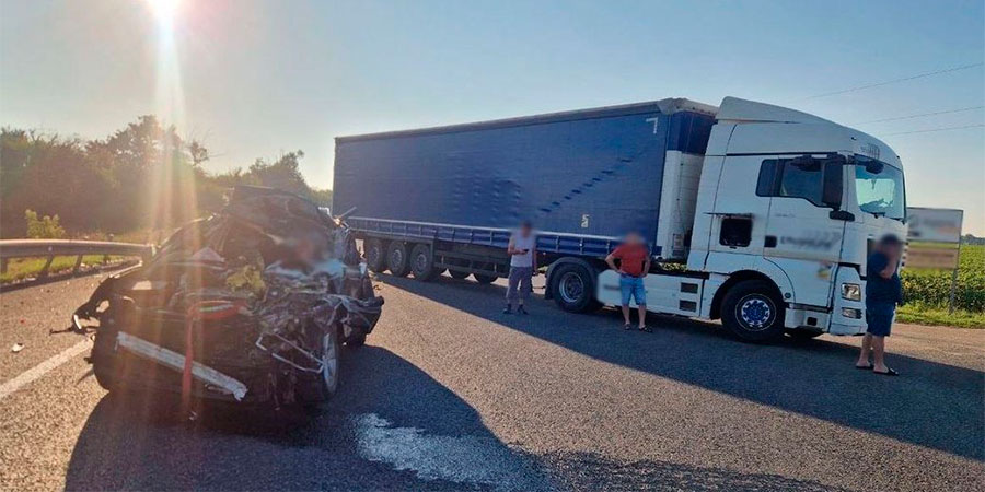 ДТП між Subaru Outback та MAN біля села Гродзеве