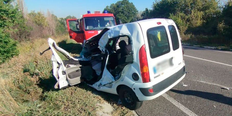 Renault Kangoo після смертельної аварії