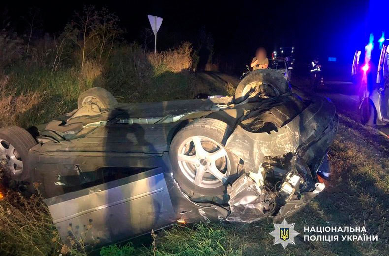 Авто після смертельної аварії поблизу Умані