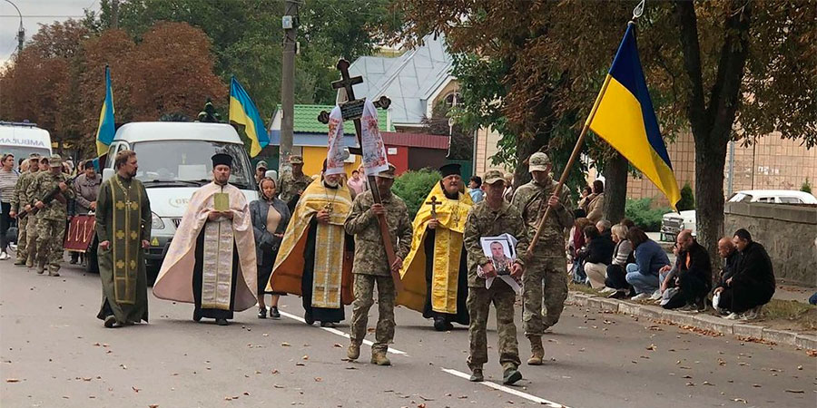 Прощання із захисником Сергієм Гарматюком