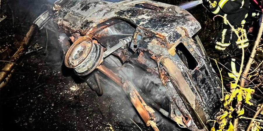У селі Бубельня згорів автомобіль