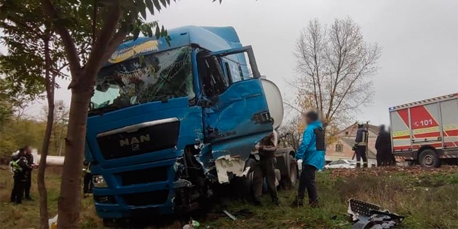 MAN пісдя ДТП у селі Доброводи