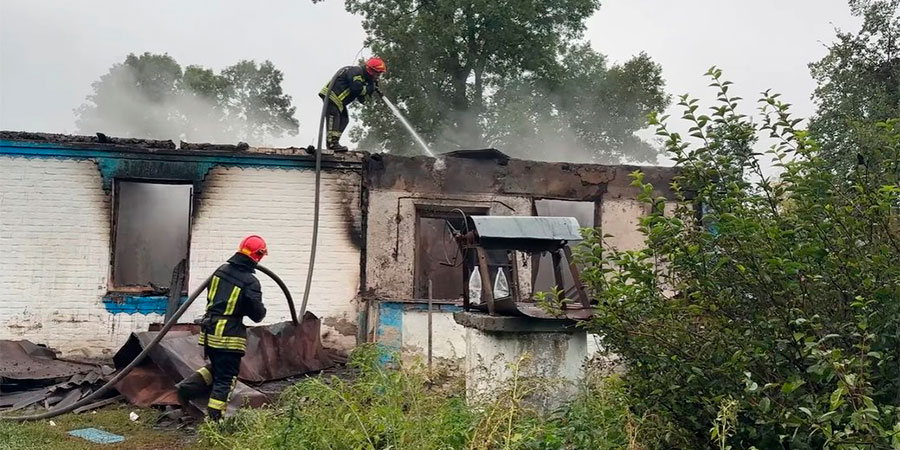 Пожежа у селі Долинка