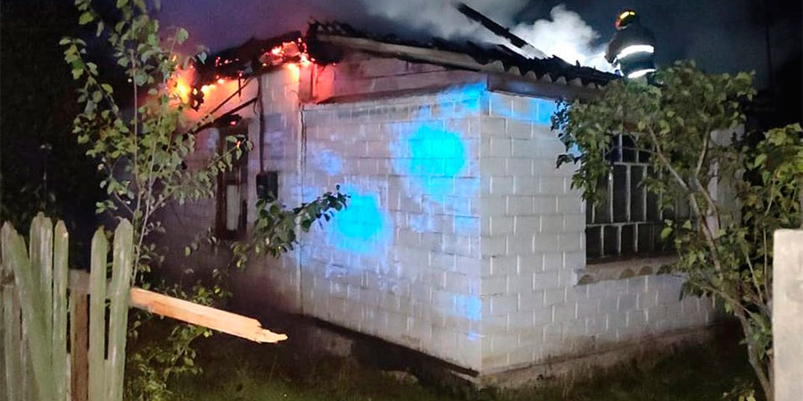 Пожежа у Смілі на вулиці Івана Багряного