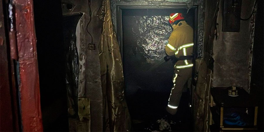 Пожежа у селі Шаулиха