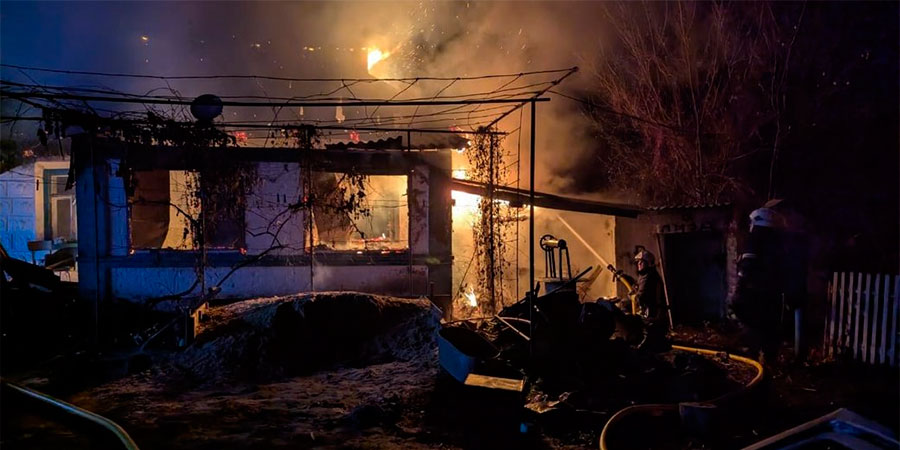 Пожежа у селі Колодисте