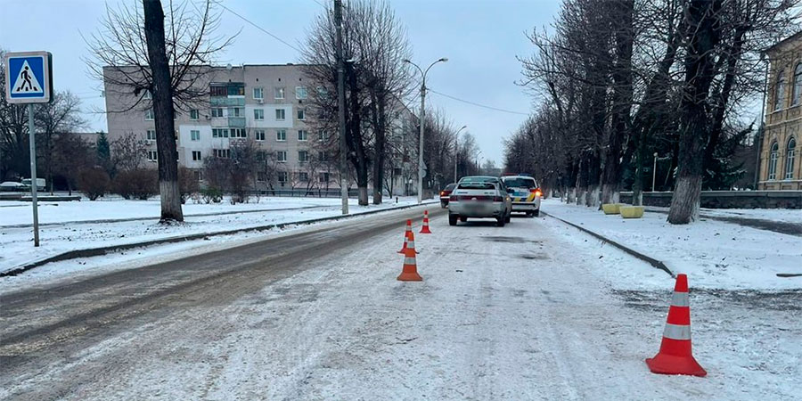 Місце ДТП у Золотоноші