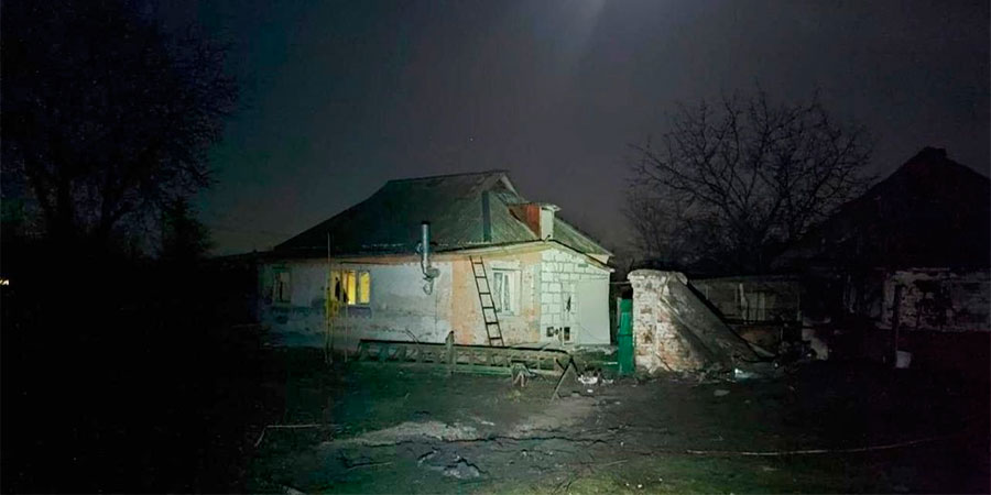 Пошкоджений будинок