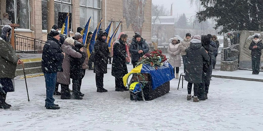 Прощання із захисником Сергієм Гречанюком