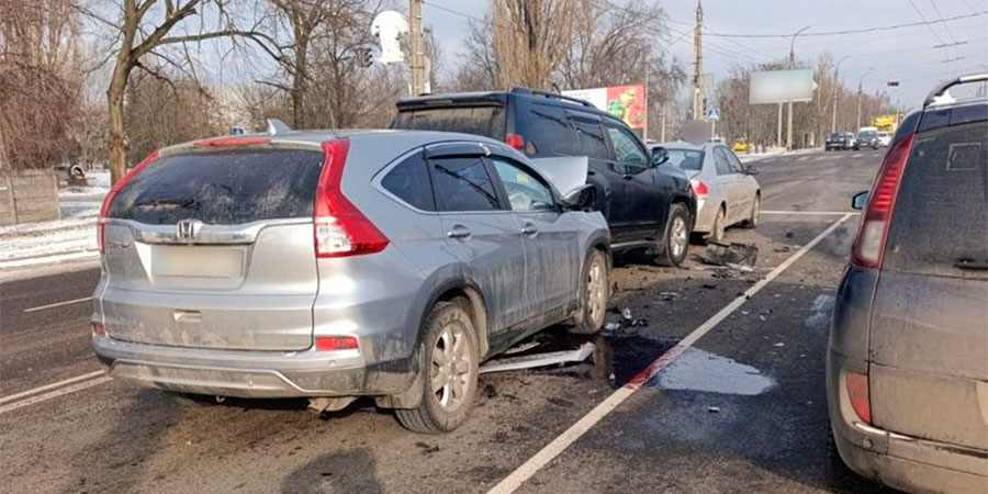 ДТП у Черкасах на вулиці Смілянській