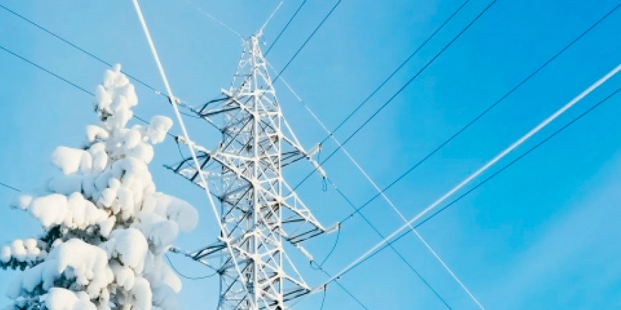 Електроопора зимою