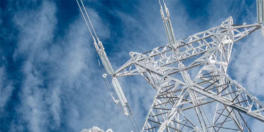 Електроопора у сильний мороз