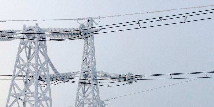 Електроопора взимку