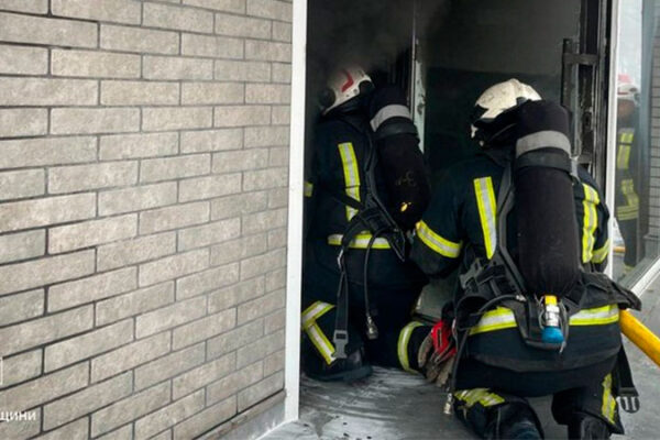 В Умані сталася пожежа по причині загоряння зарядної станції