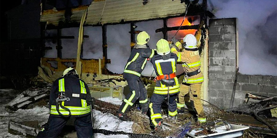 Пожежа у селі Коробівка