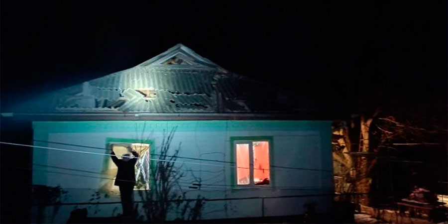 Пошкоджений будинок у Черкаському районі