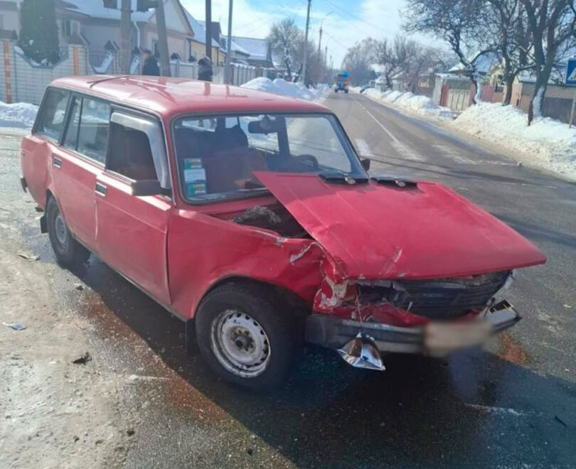 ВАЗ 2104 після ДТП у Черкасах