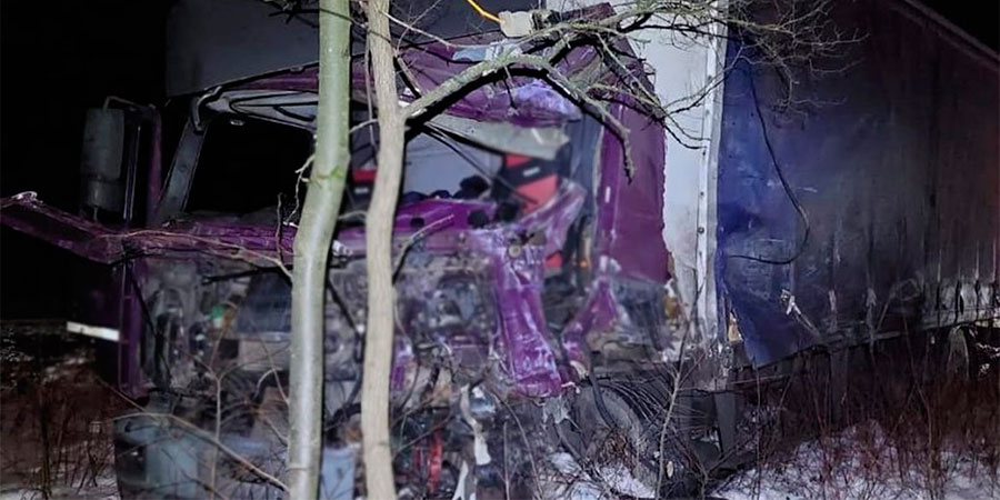 MAN після ДТП поблизу Умані