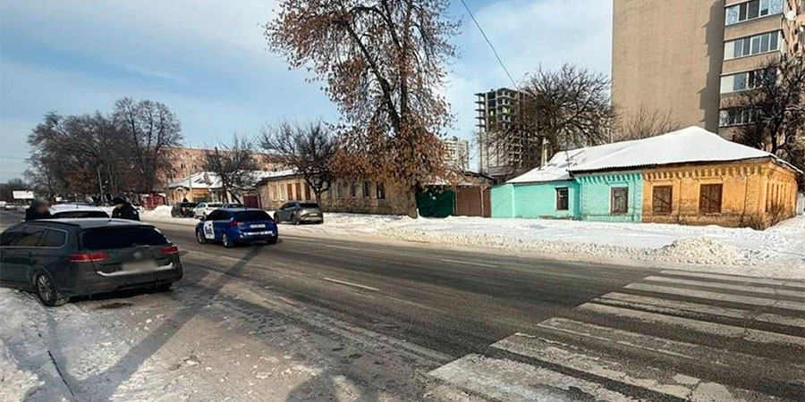 Місце ДТП у Черкасах