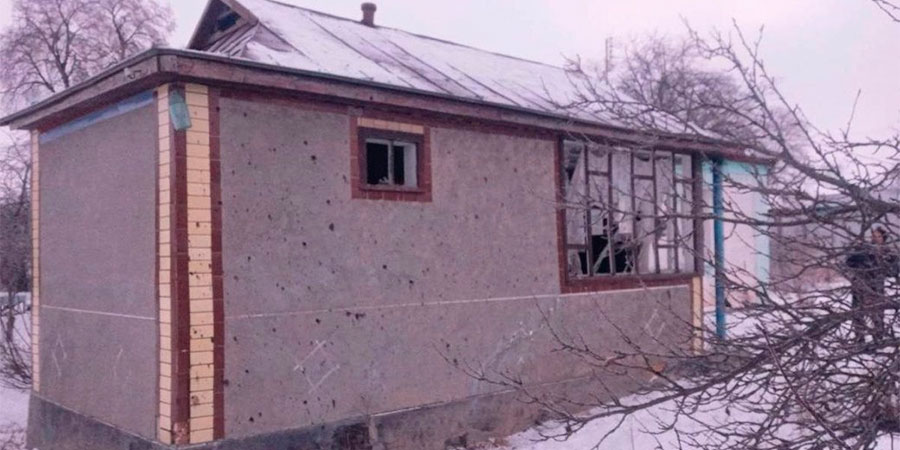 Пошкоджений будинок у Жашківській громаді