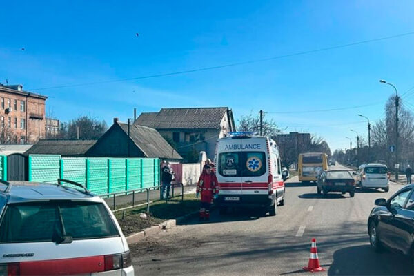 9 березня у Черкасах на перехресті вулиць Надпільної та Чехова сталася аварія