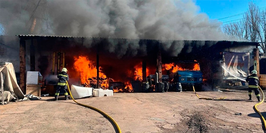 Пожежа на підприємтсві у Черкасах