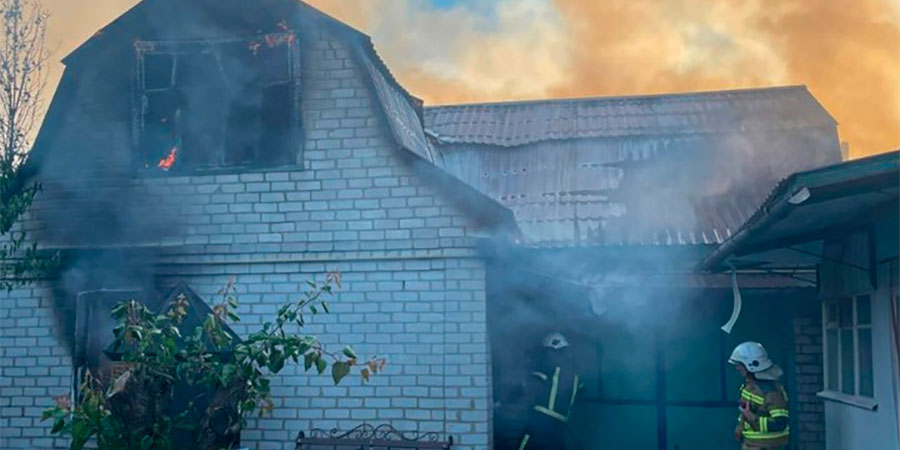 Пожежа у селі Христинівка