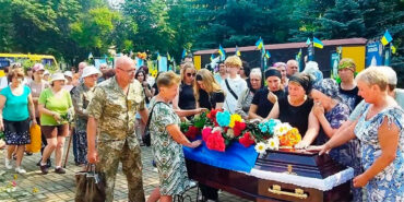 Прощання із захисником Сергій Поповичем