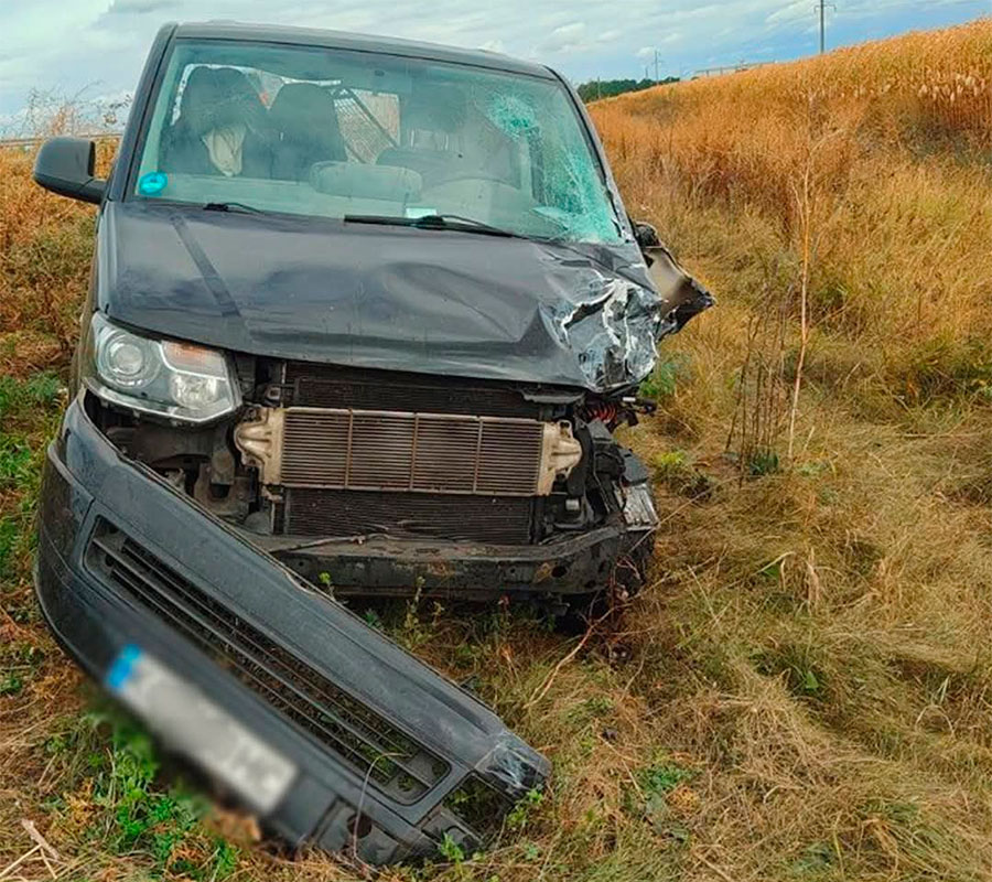 Volkswagen Transporter після ДТП